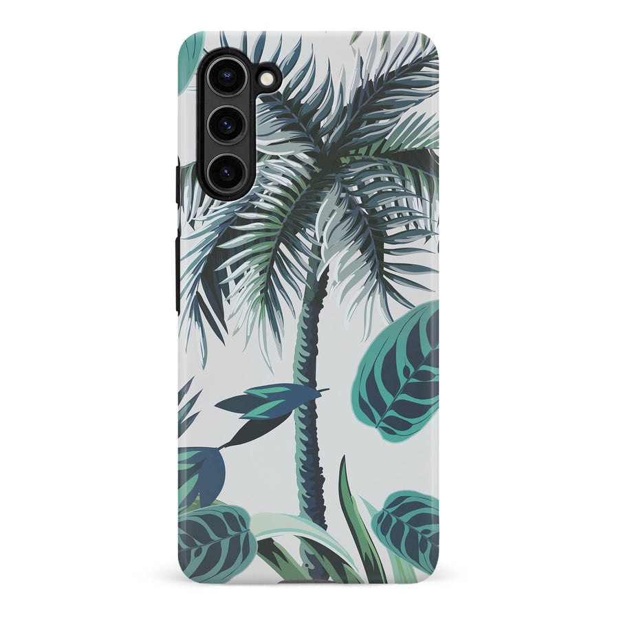 Samsung Galaxy S23 Plus Coconut Tree Phone Case in White