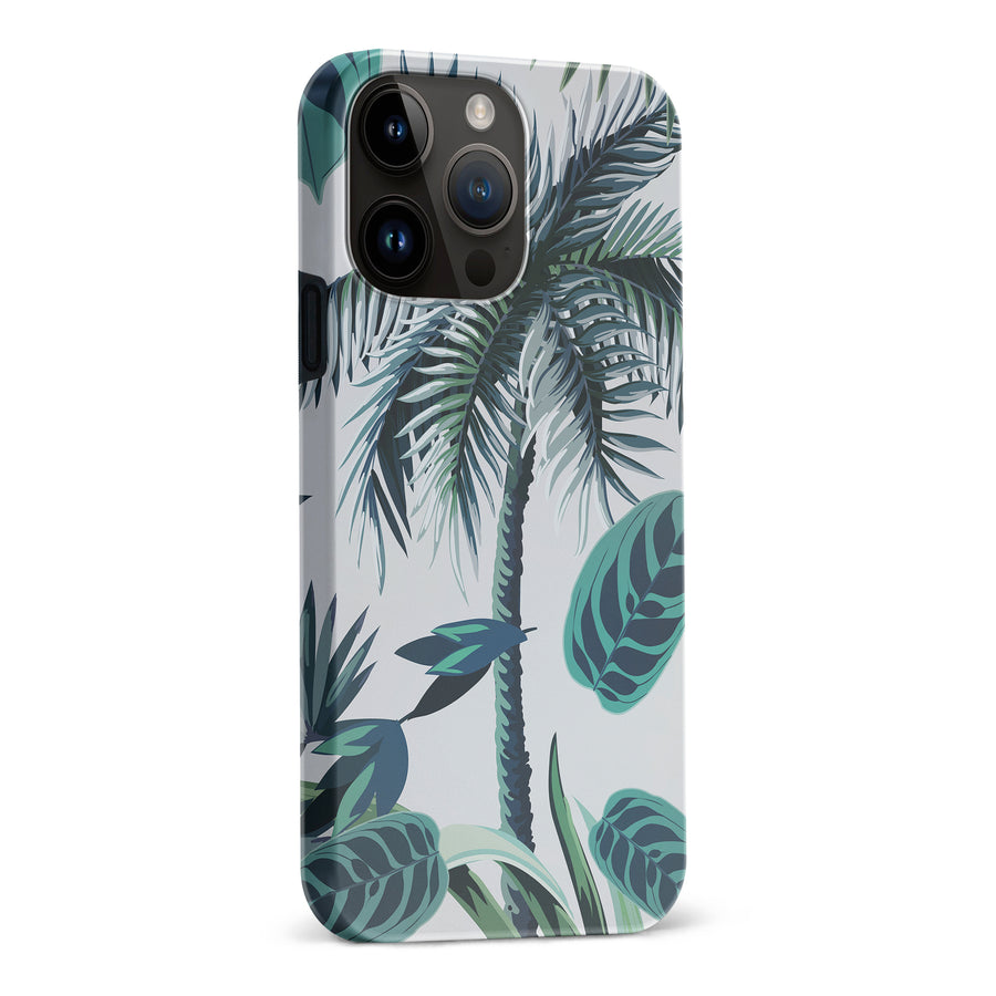 iPhone 15 Pro Max Coconut Tree Phone Case in White