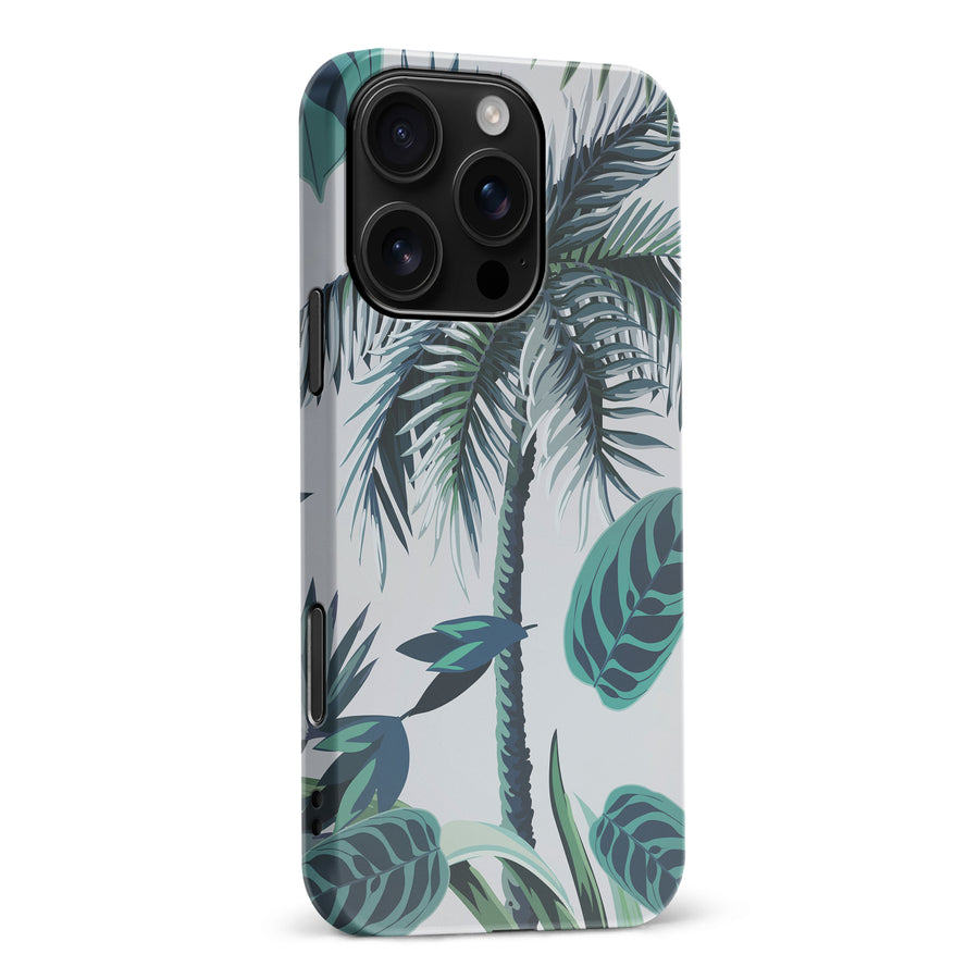 iPhone 16 Pro Max Coconut Tree Phone Case in White