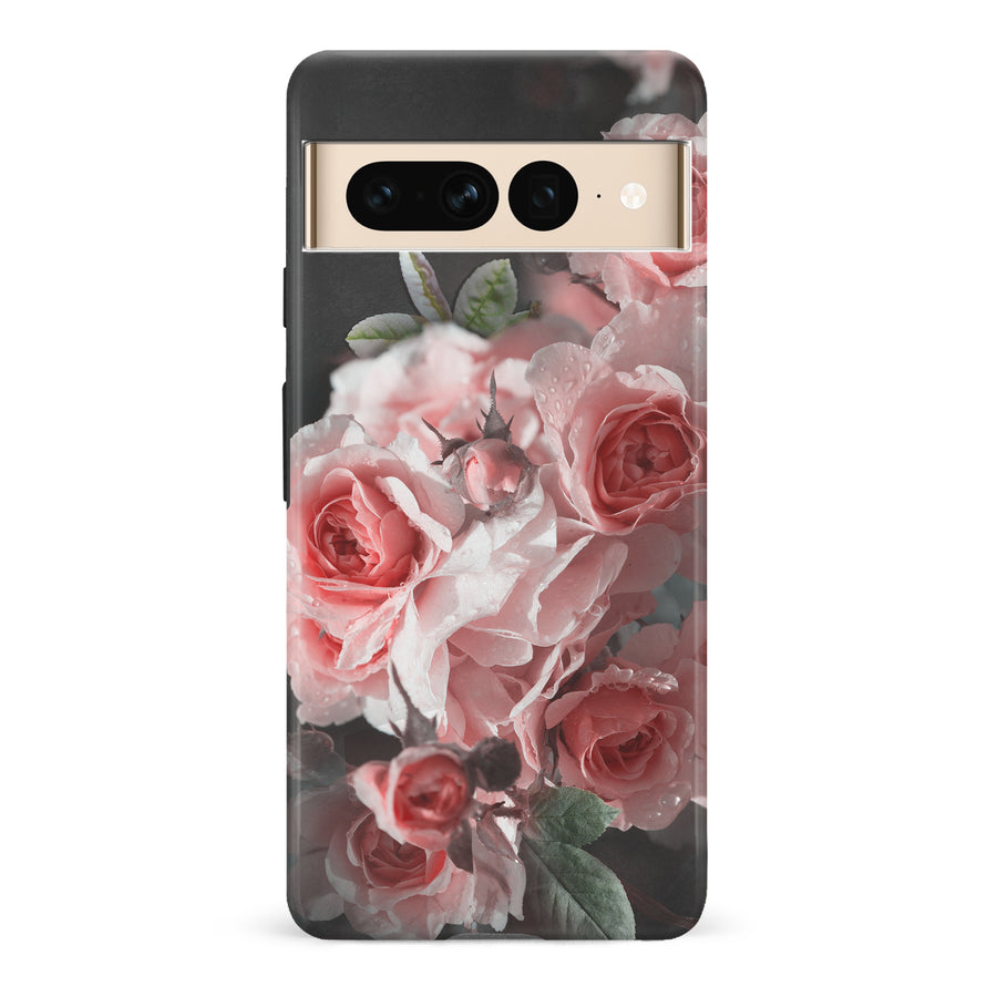 Google Pixel 7 Bouquet of Roses Phone Case in Black