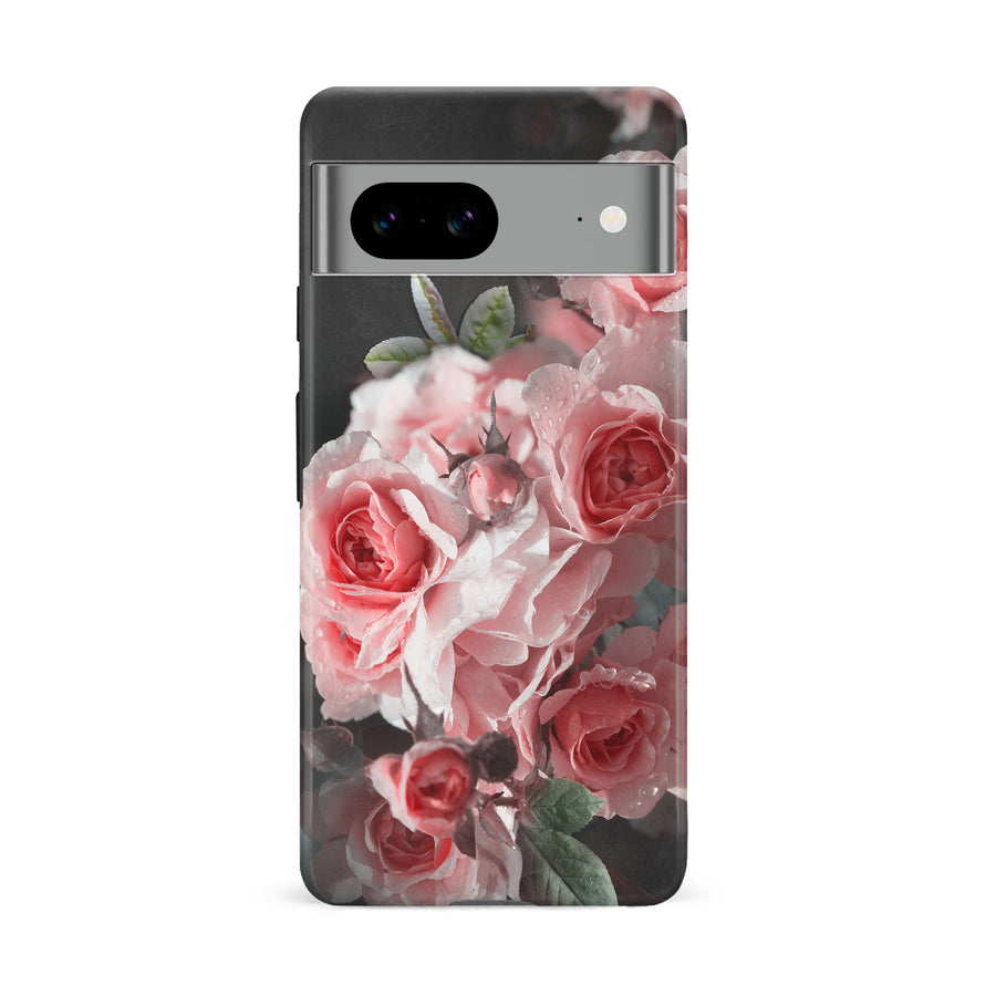 Google Pixel 8A Bouquet of Roses Phone Case in Black