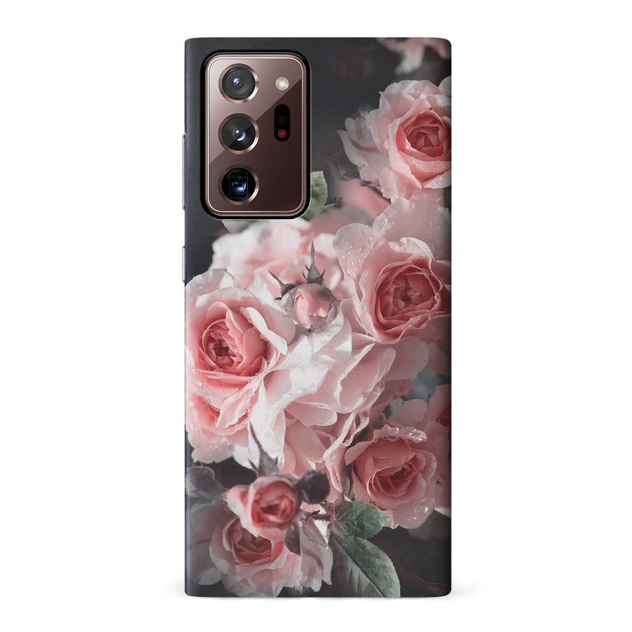 Samsung Galaxy Note 20 Ultra Bouquet of Roses Phone Case in Black