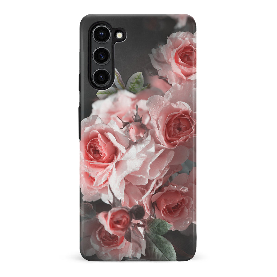 Samsung Galaxy S23 Plus Bouquet of Roses Phone Case in Black