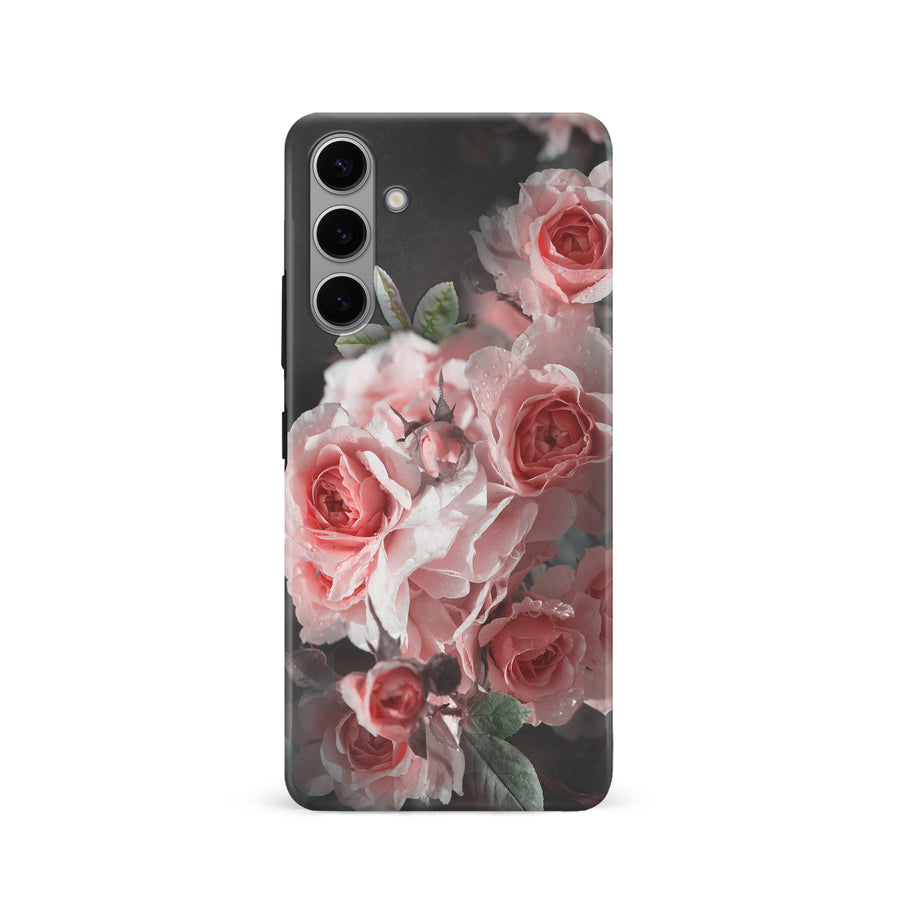 Samsung Galaxy S24 Bouquet of Roses Phone Case in Black