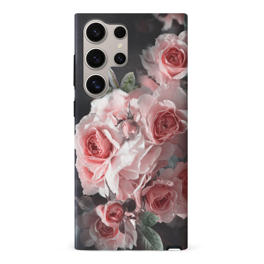 Samsung Galaxy S24 Ultra Bouquet of Roses Phone Case in Black