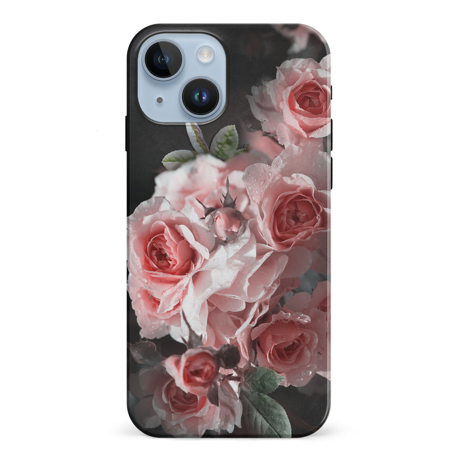iPhone 15 Bouquet of Roses Phone Case in Black