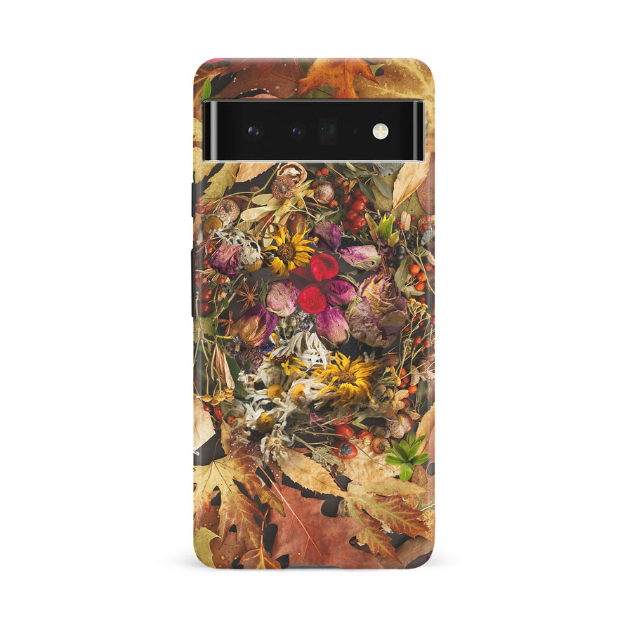 Google Pixel 7 Dried Flowers Phone Case in Yellow