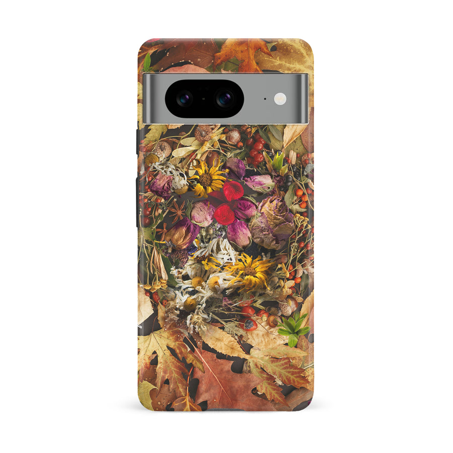 Google Pixel 8 Dried Flowers Phone Case in Yellow