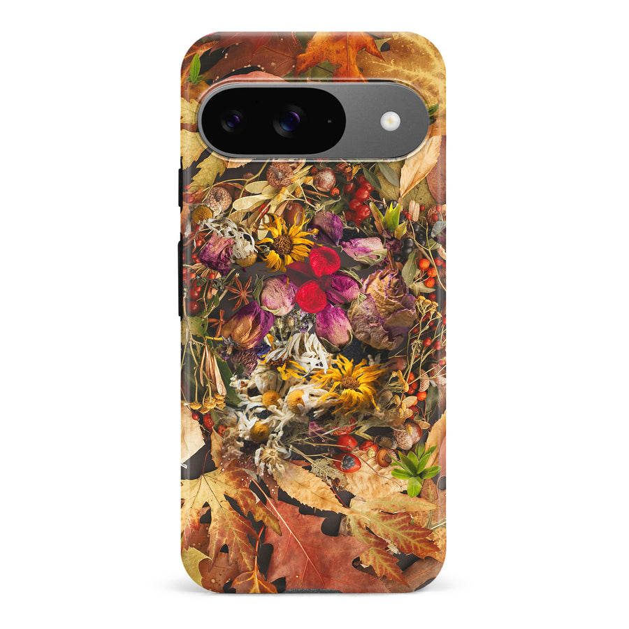 Google Pixel 9 Dried Flowers Phone Case in Yellow