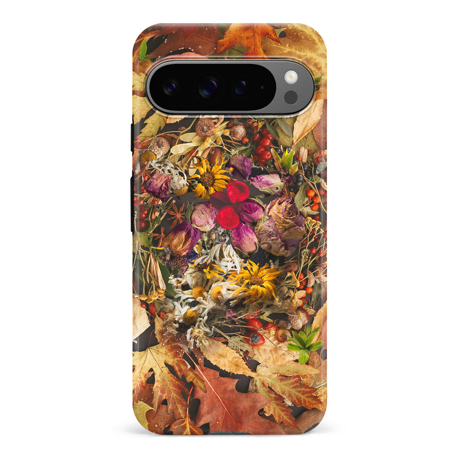 Google Pixel 9 Pro Dried Flowers Phone Case in Yellow