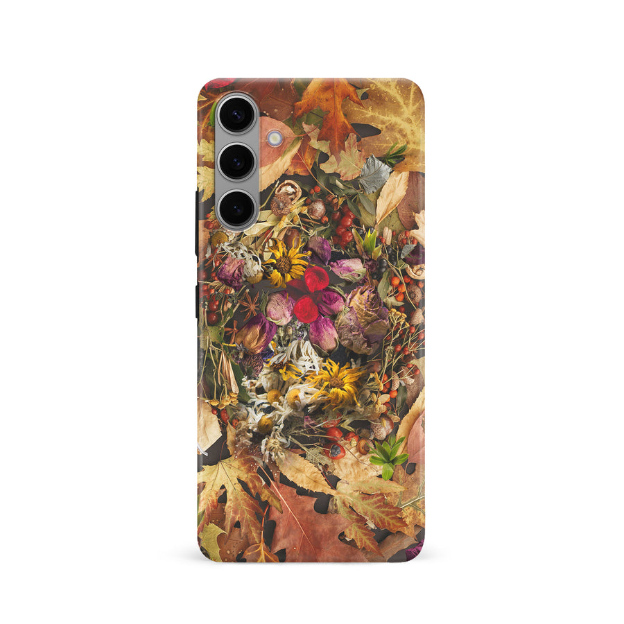 Samsung Galaxy S24 Dried Flowers Phone Case in Yellow