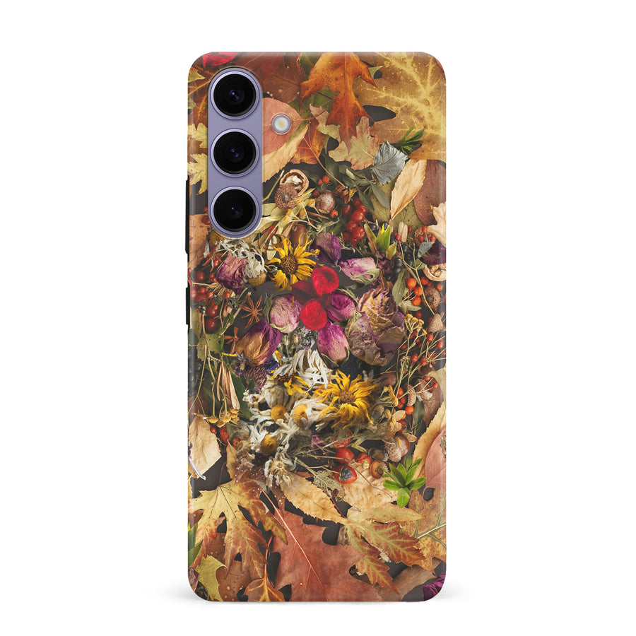 Samsung Galaxy S24 Plus Dried Flowers Phone Case in Yellow