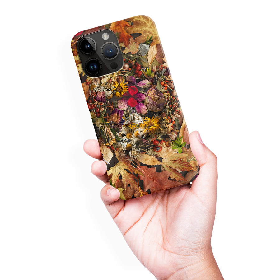 iPhone 15 Pro Max Dried Flowers Phone Case in Yellow
