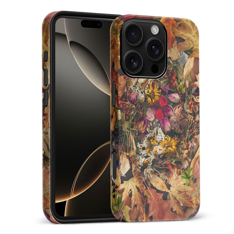 iPhone 16 Pro Max Dried Flowers Phone Case in Yellow