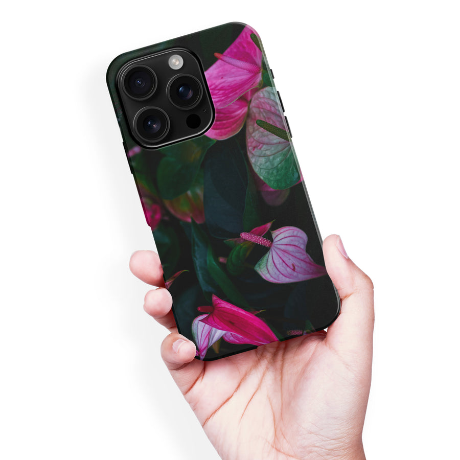 iPhone 16 Pro Max Anthurium Phone Case in Green