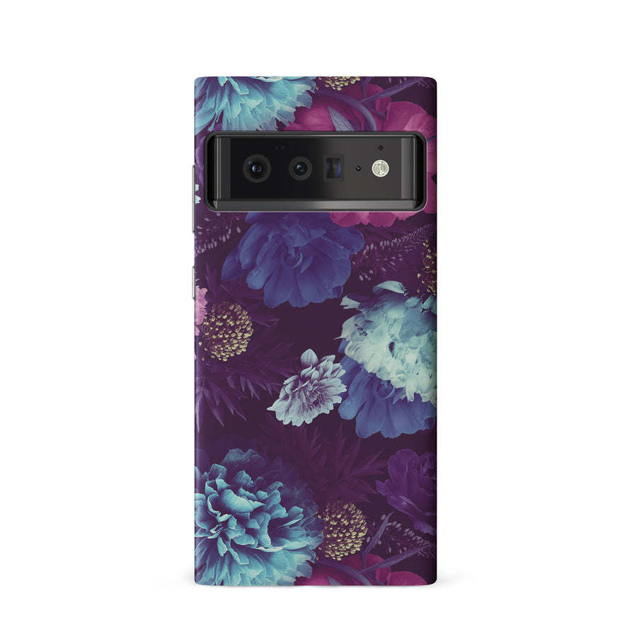 Google Pixel 6 Flower Garden Phone Case in Purple