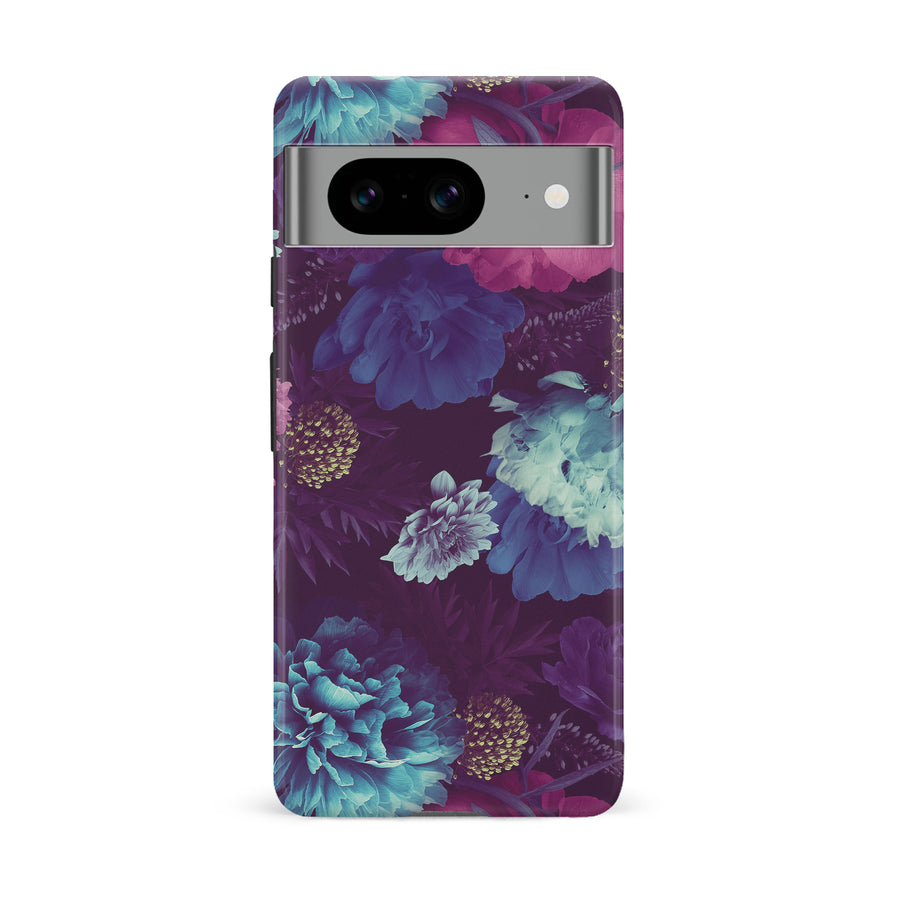 Google Pixel 8 Flower Garden Phone Case in Purple