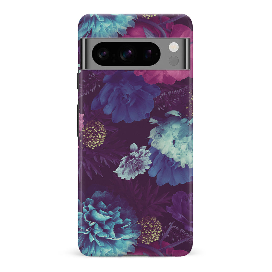 Google Pixel 8 Pro Flower Garden Phone Case in Purple