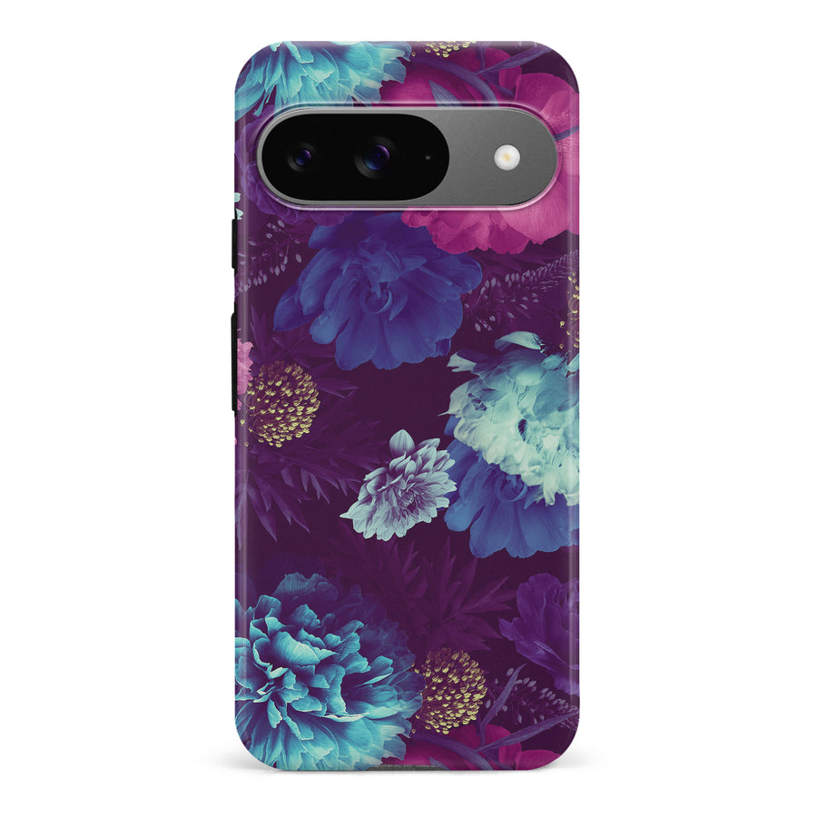 Google Pixel 9 Flower Garden Phone Case in Purple