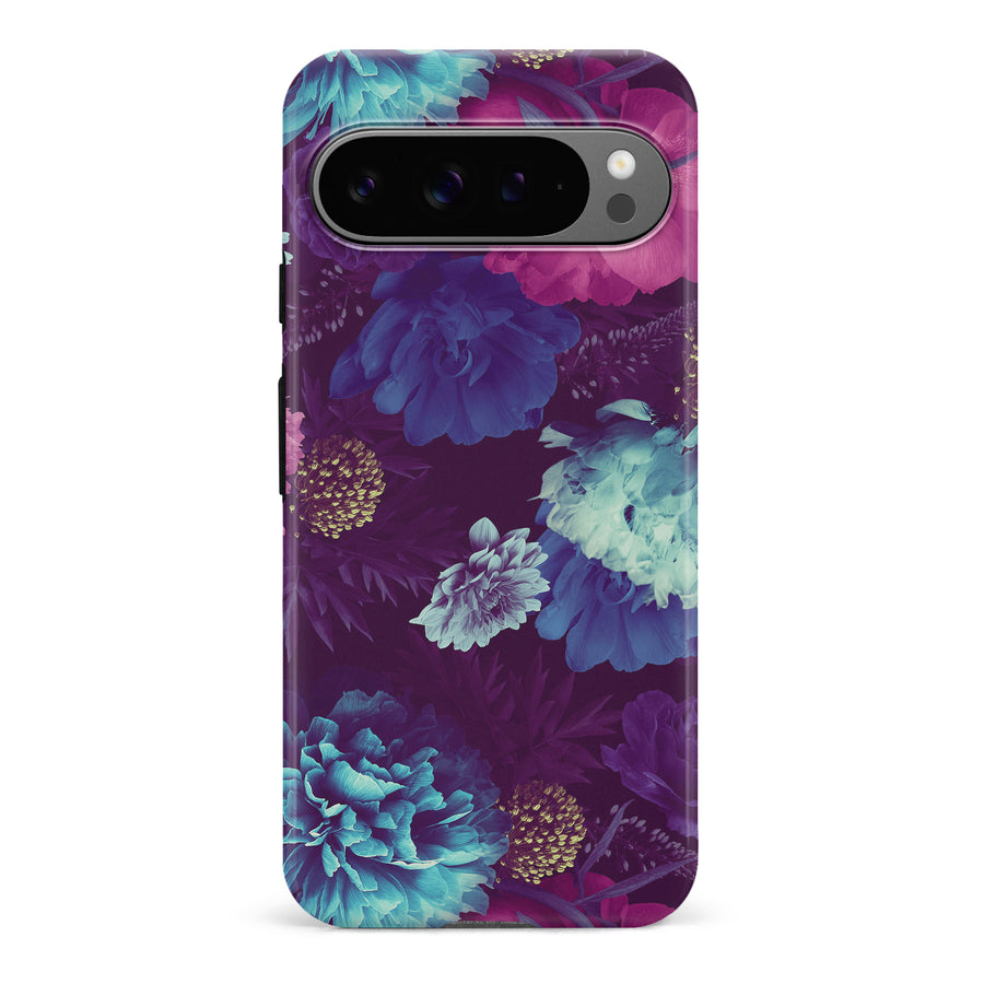 Google Pixel 9 Pro Flower Garden Phone Case in Purple