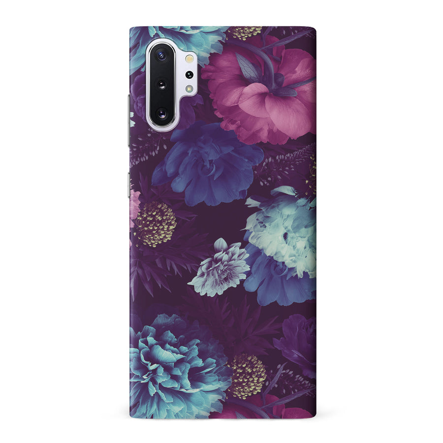 Samsung Galaxy Note 10 Plus Flower Garden Phone Case in Purple