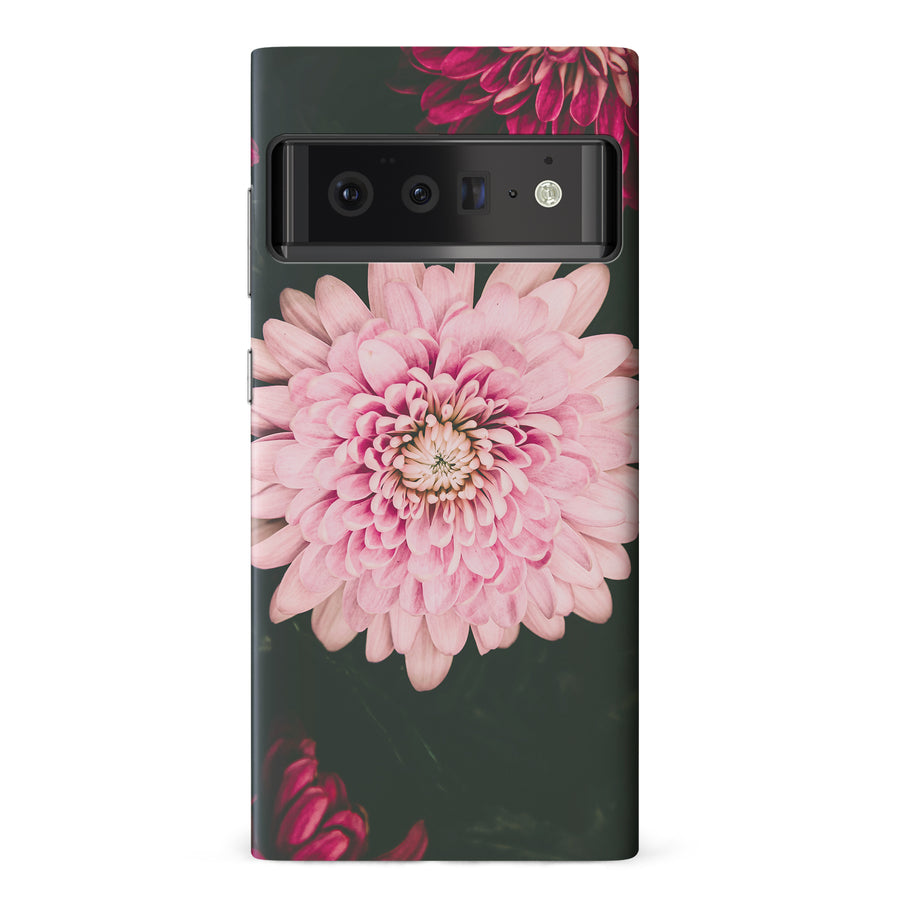 Google Pixel 6 Pro Dahlia Phone Case in Black
