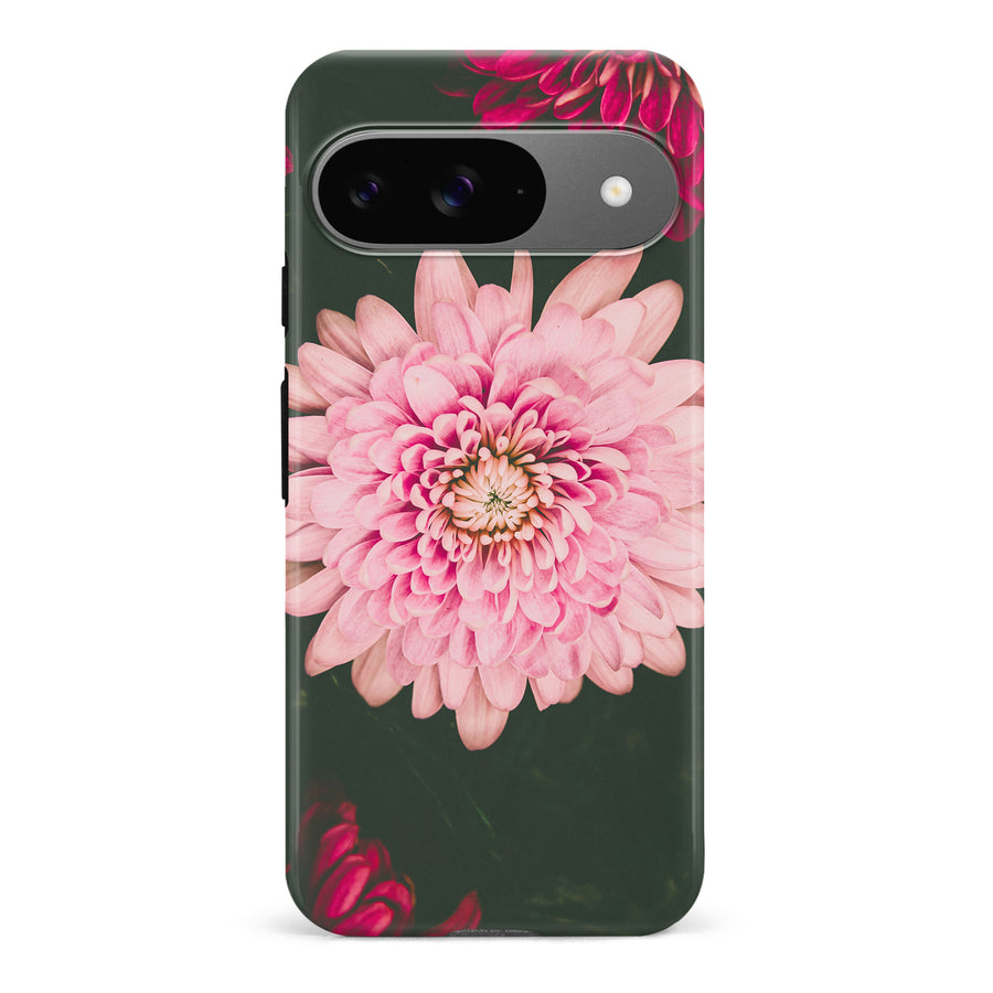 Google Pixel 9 Dahlia Phone Case in Black