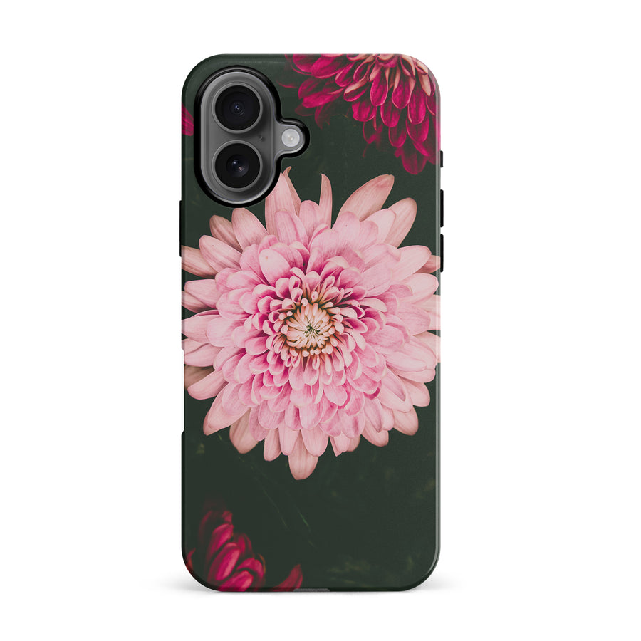 iPhone 16 Dahlia Phone Case in Black