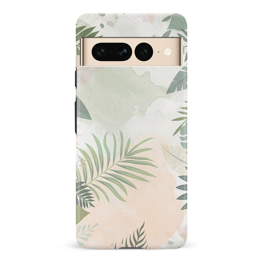 Google Pixel 7 Pro Tropical Arts Phone Case in Green