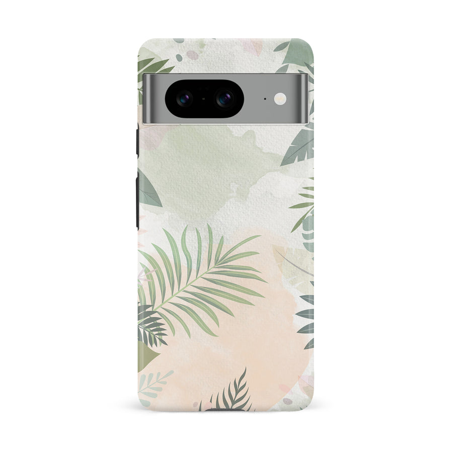 Google Pixel 8 Tropical Arts Phone Case in Green