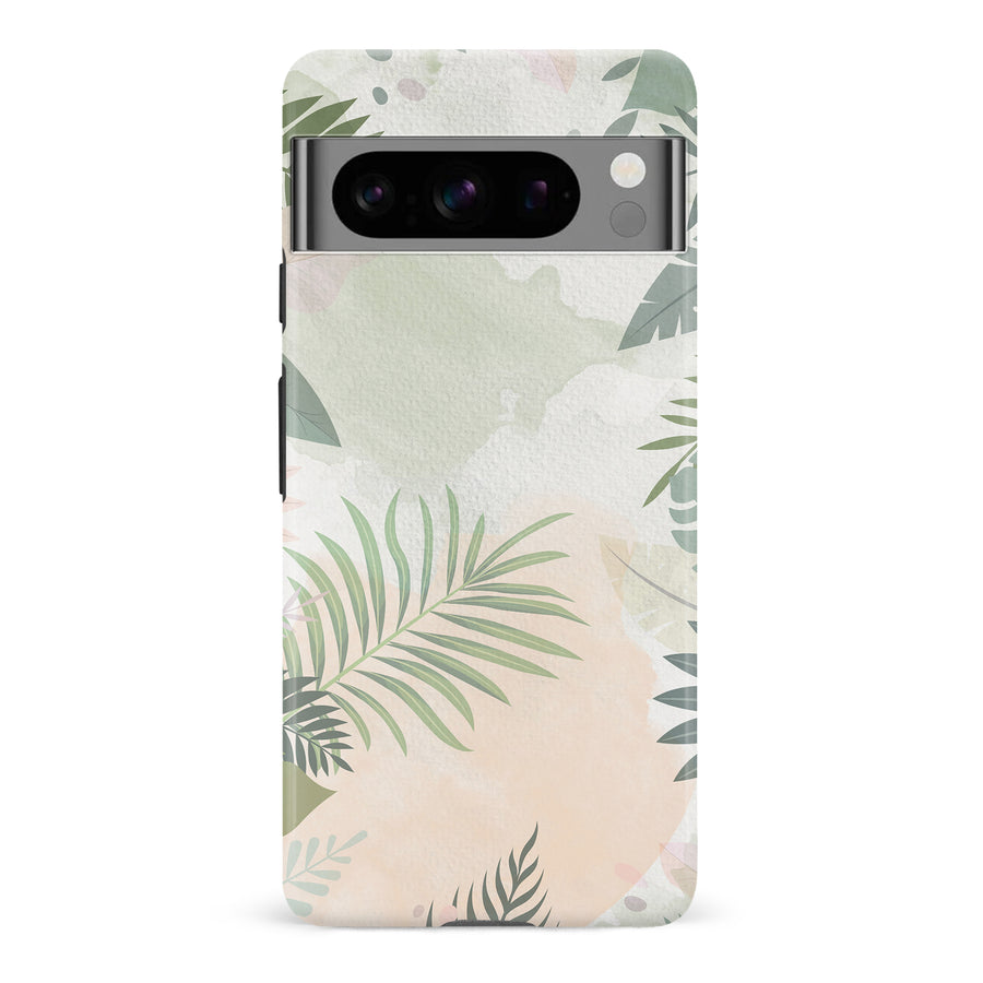 Google Pixel 8 Pro Tropical Arts Phone Case in Green