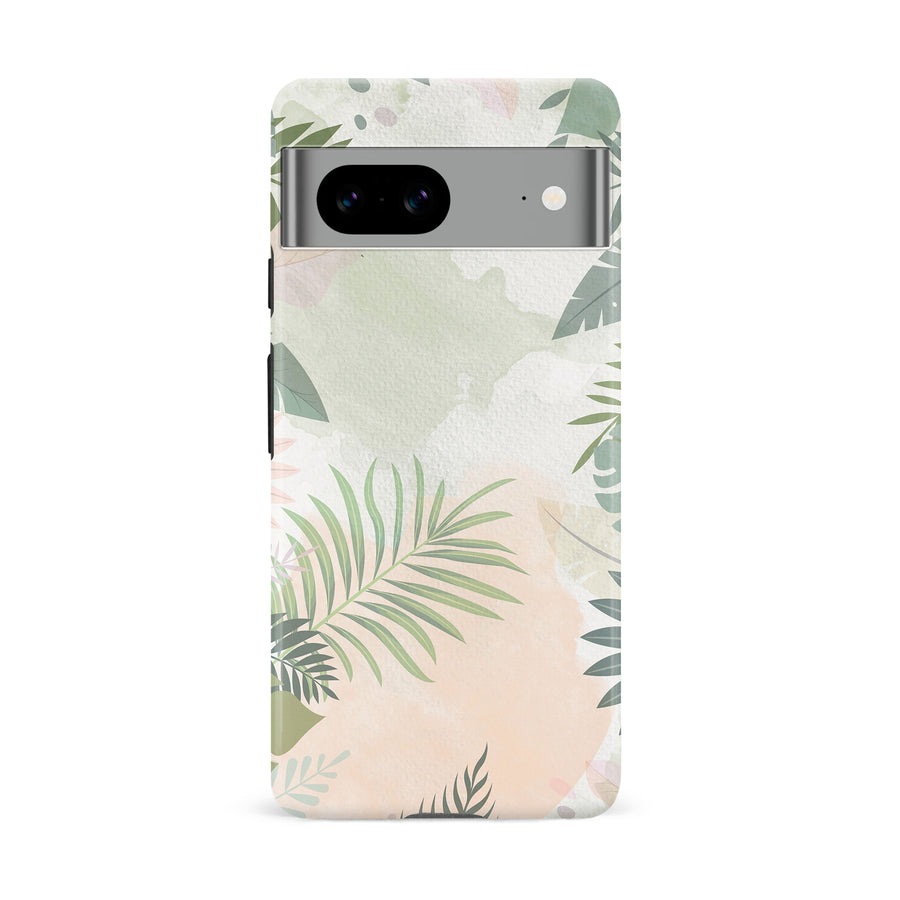 Google Pixel 8A Tropical Arts Phone Case in Green