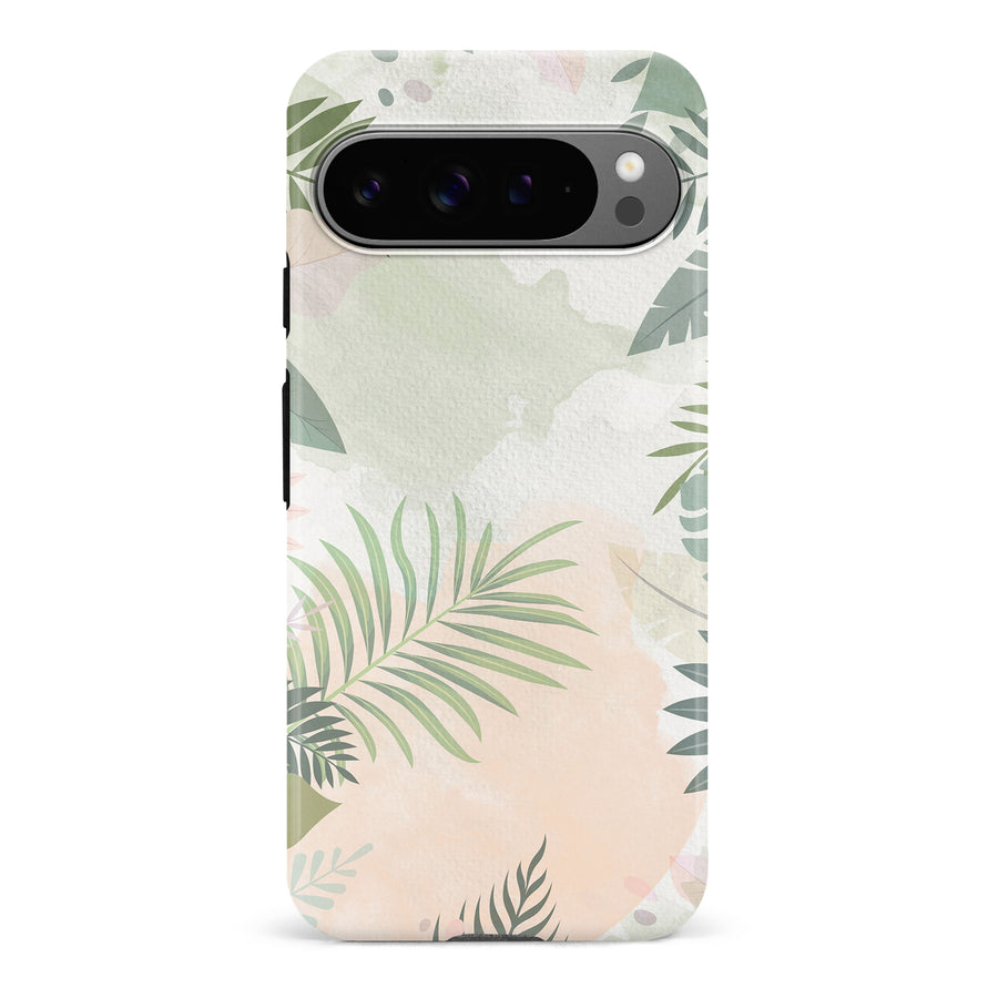 Google Pixel 9 Pro Tropical Arts Phone Case in Green