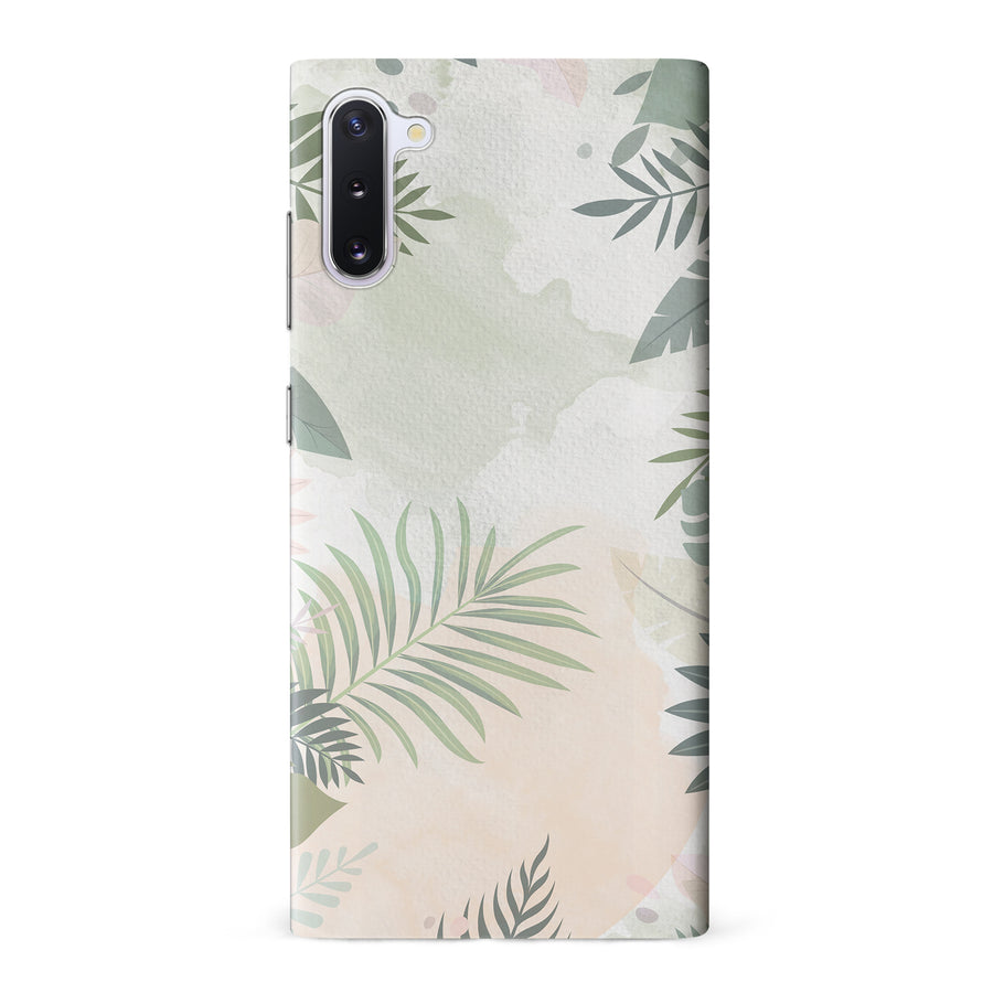 Samsung Galaxy Note 10 Tropical Arts Phone Case in Green