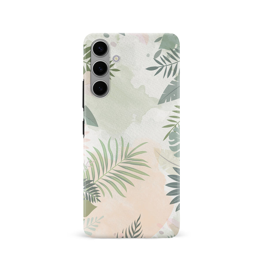 Samsung Galaxy S24  Tropical Arts Phone Case in Green