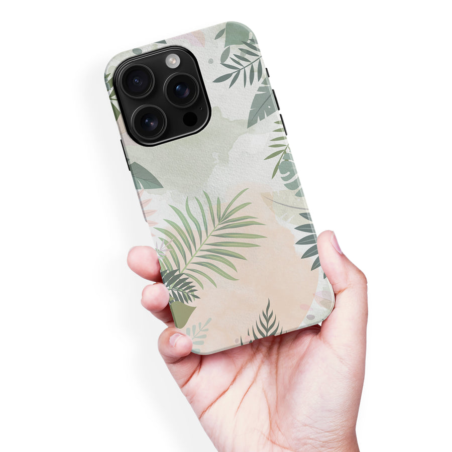 iPhone 16 Pro Max Tropical Arts Phone Case in Green