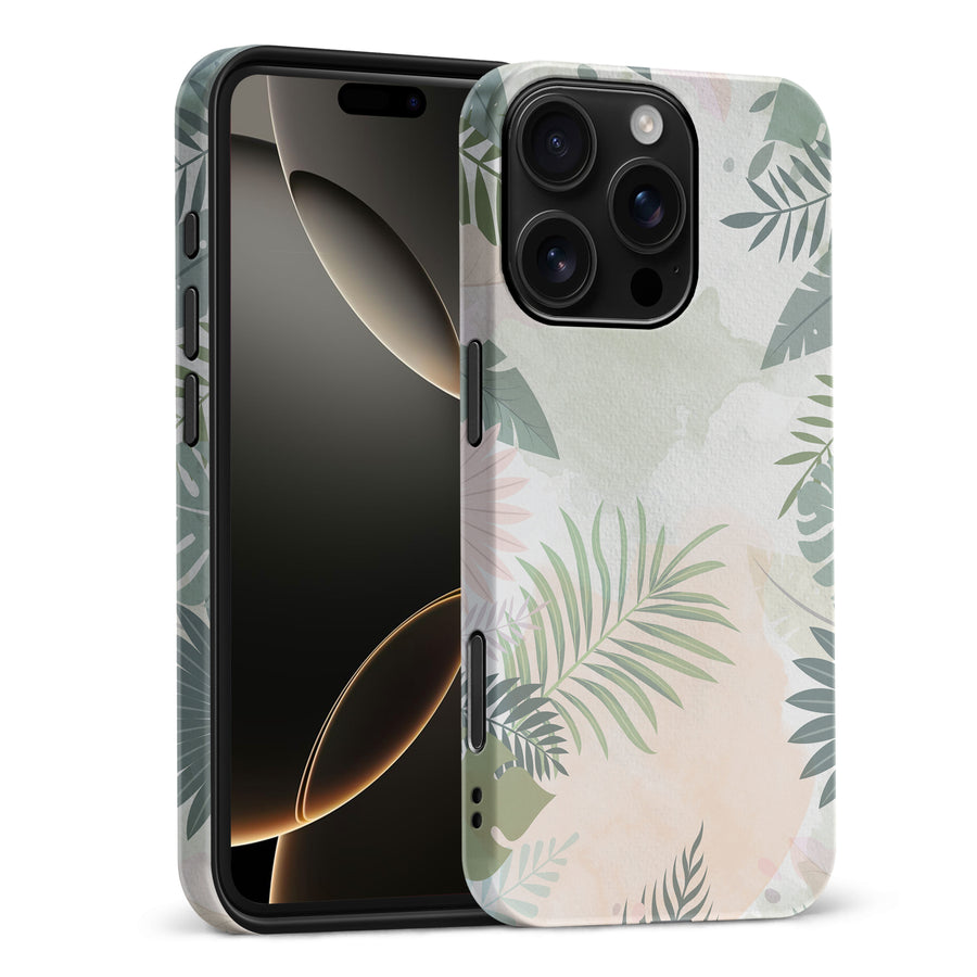 iPhone 16 Pro Max Tropical Arts Phone Case in Green