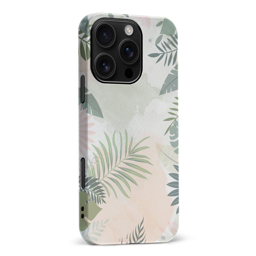 iPhone 16 Pro Max Tropical Arts Phone Case in Green