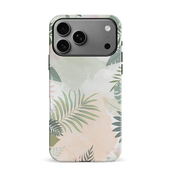 iPhone 17 Pro Max Tropical Hues Floral Phone Case