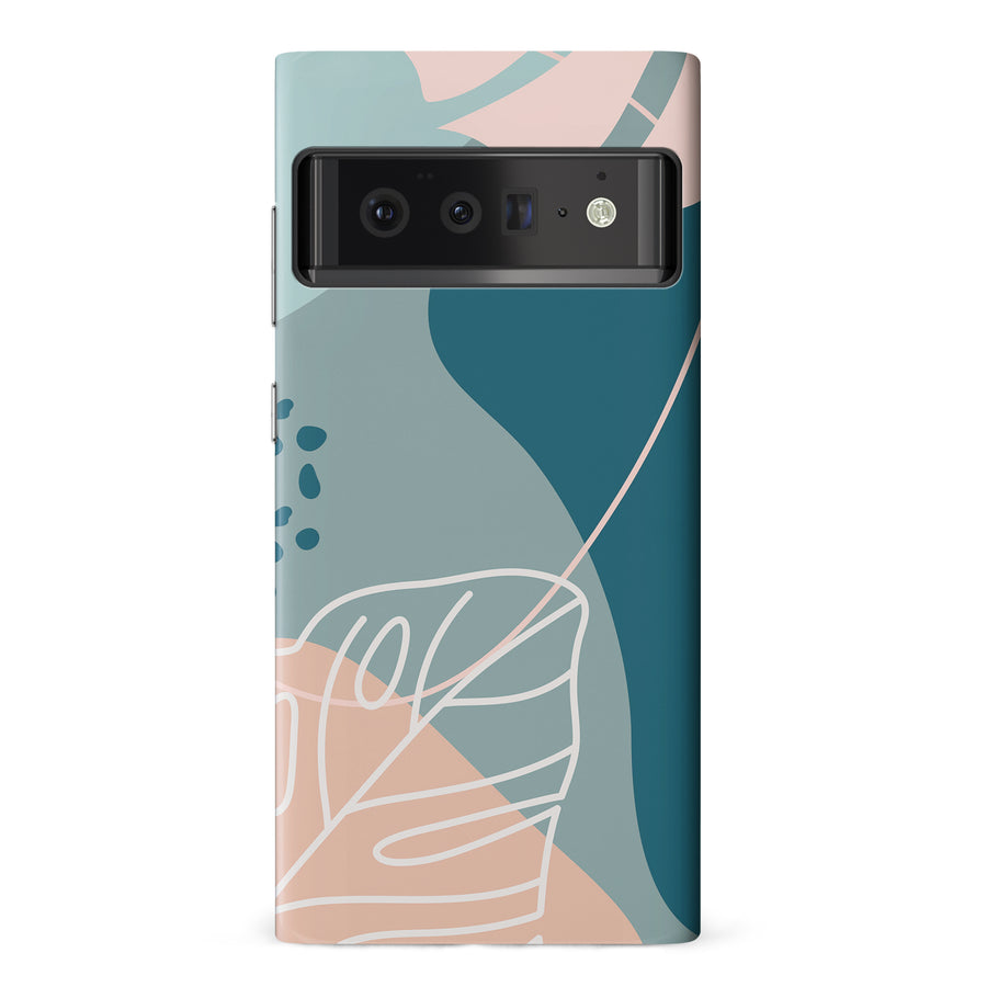 Google Pixel 6 Pro Tropical Arts Phone Case in Blue