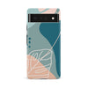 Google Pixel 6A Tropical Arts Phone Case in Blue
