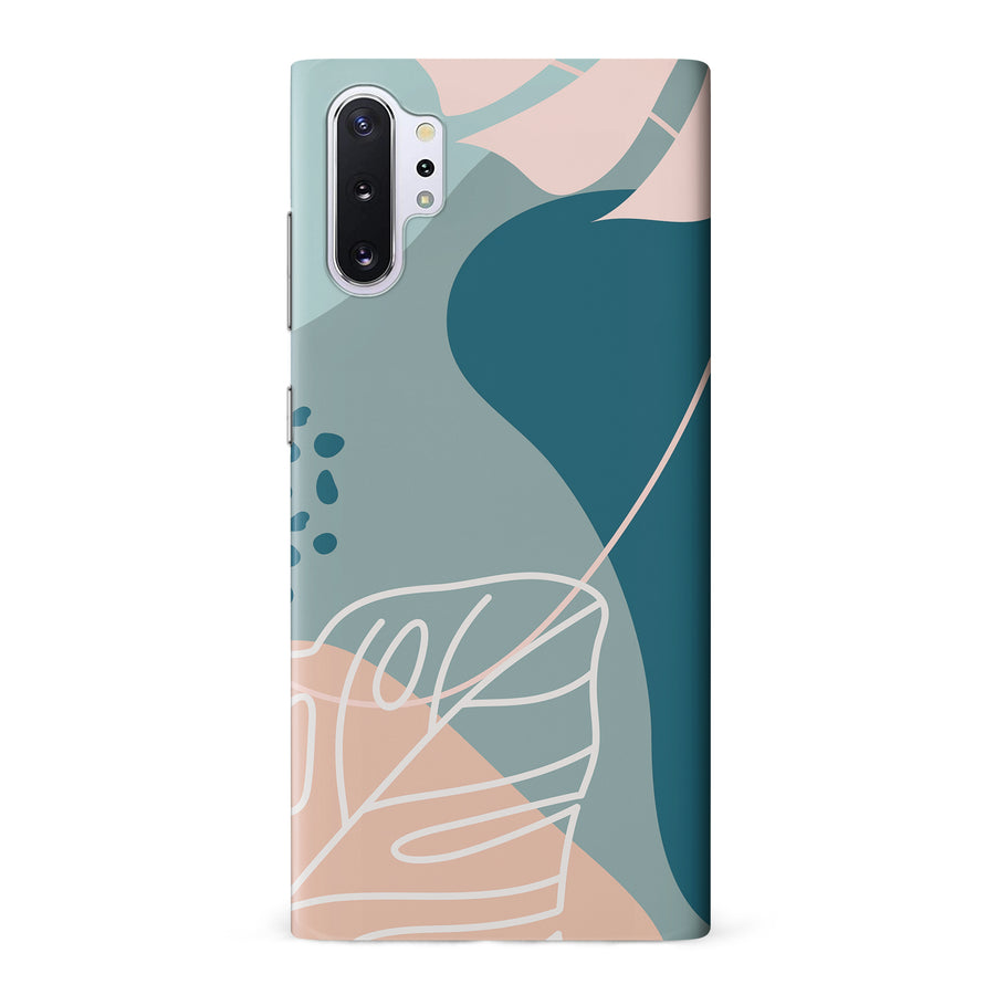 Samsung Galaxy Note 10 Plus Tropical Arts Phone Case in Blue