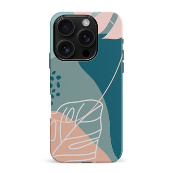 iPhone 16 Pro Max Tropical Arts Phone Case in Blue