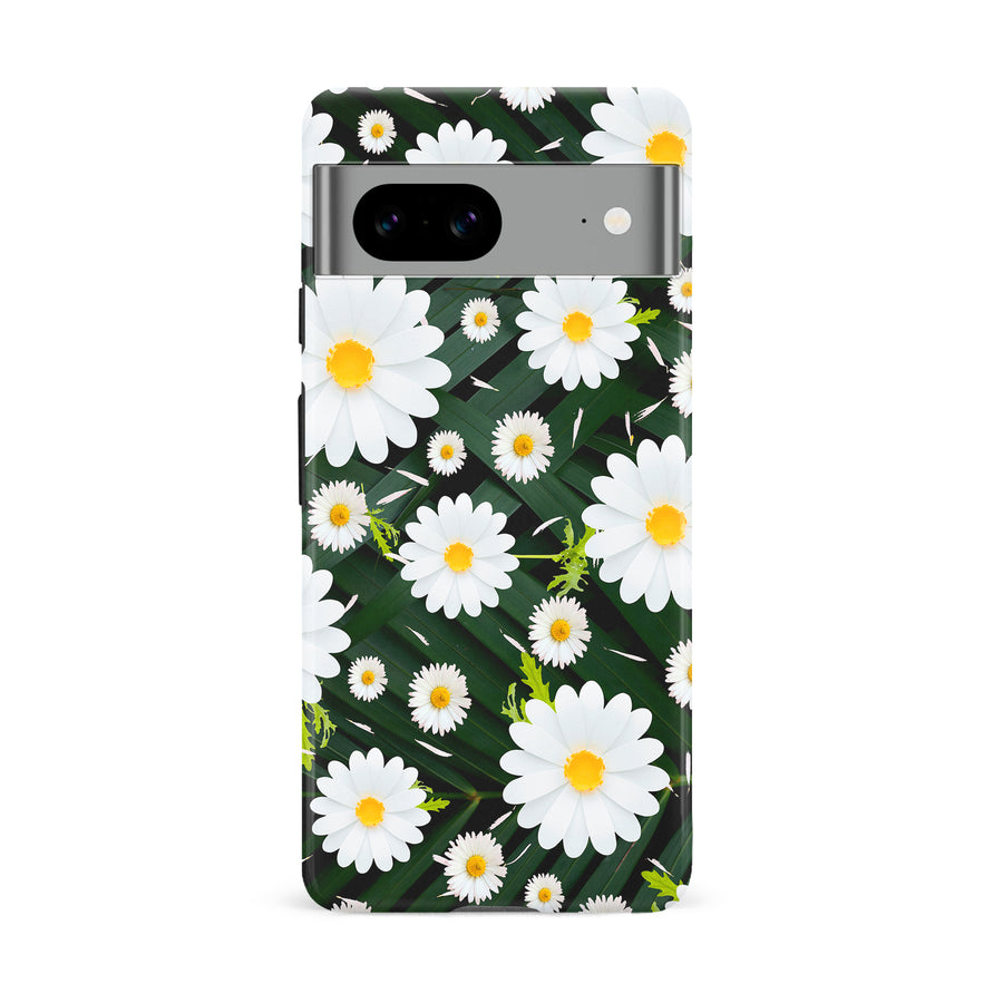 Google Pixel 8A Chamomile Phone Case in Green