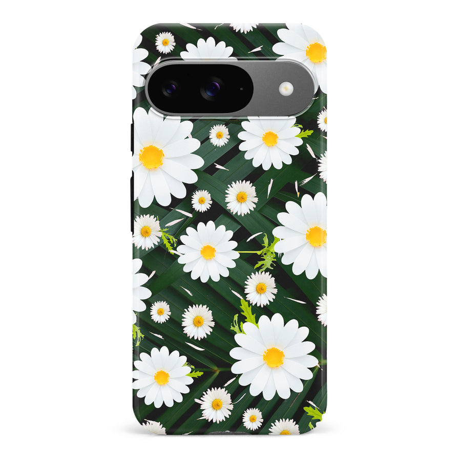 Google Pixel 9 Chamomile Phone Case in Green