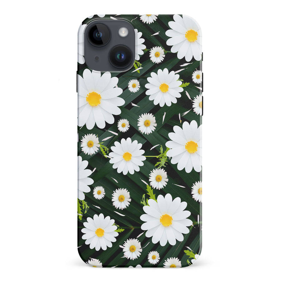 iPhone 15 Plus Chamomile Phone Case in Green