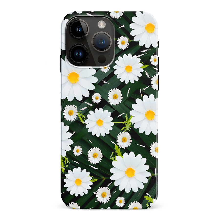 iPhone 15 Pro Max Chamomile Phone Case in Green