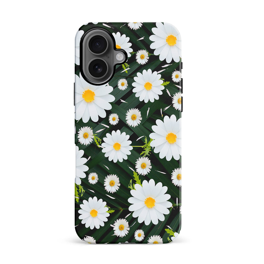 iPhone 16 Chamomile Phone Case in Green