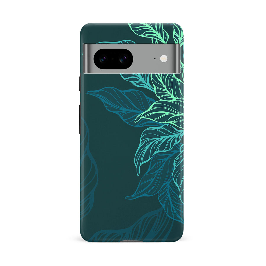 Google Pixel 8A Tropical Phone Case in Green