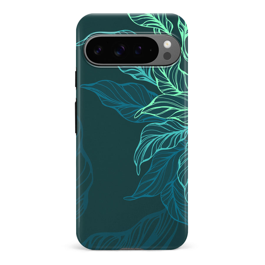 Google Pixel 9 Pro Tropical Phone Case in Green